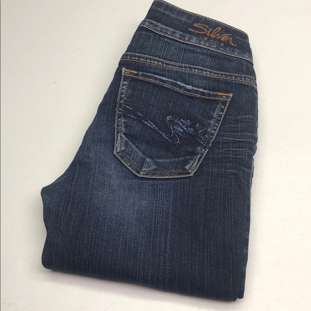 RETRO SILVER SUKI SLIM JEANS 26x30 ⭐️